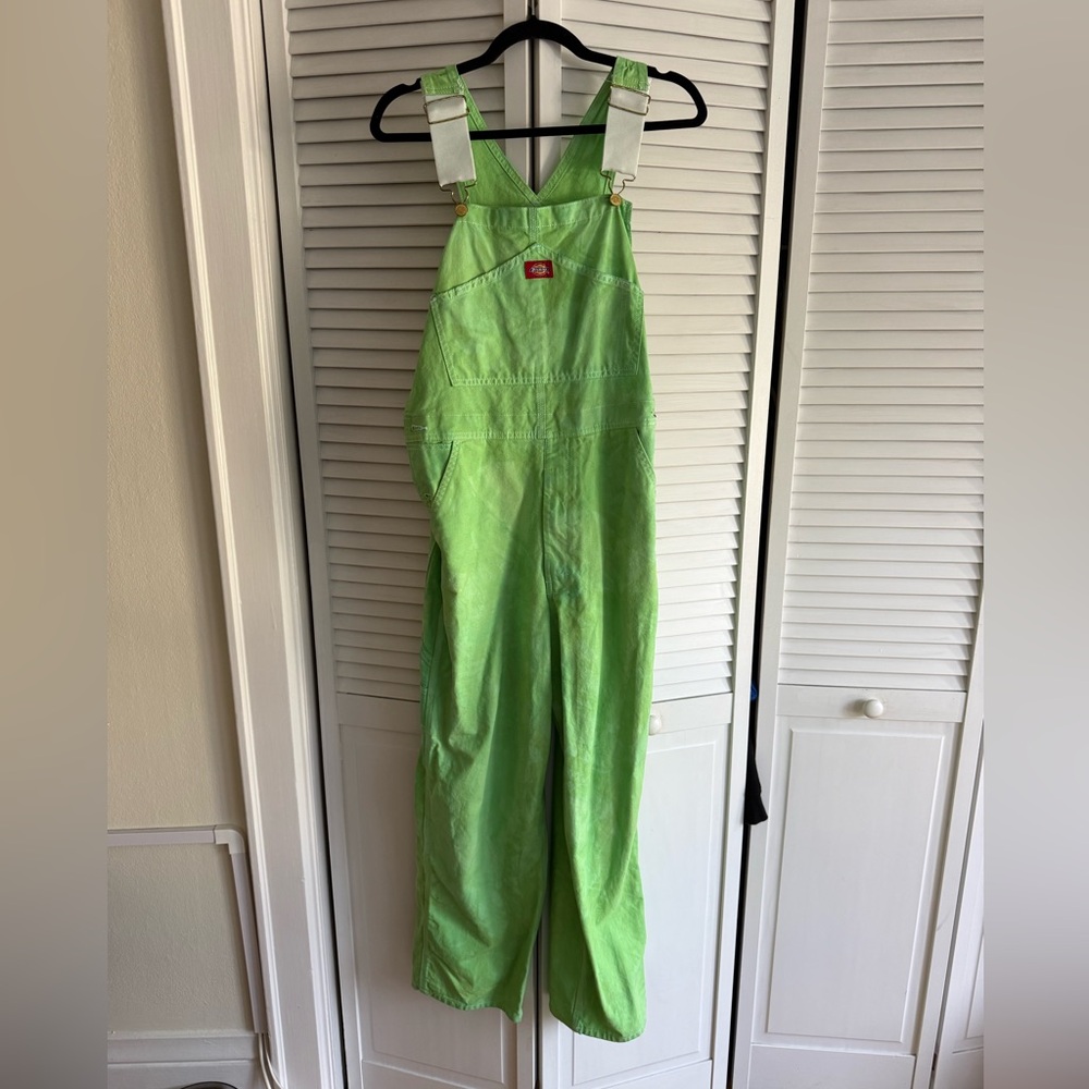Green Dyed Dickies Overalls